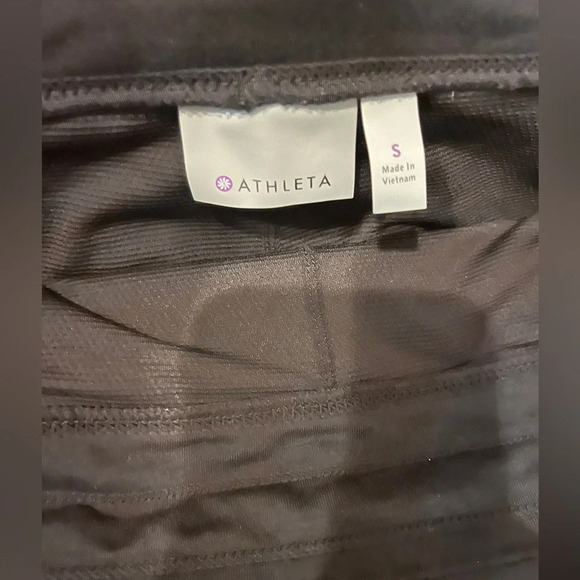 Athleta Metro Black Skort with Front Zipper Pockets Sz S - Picture 9 of 13